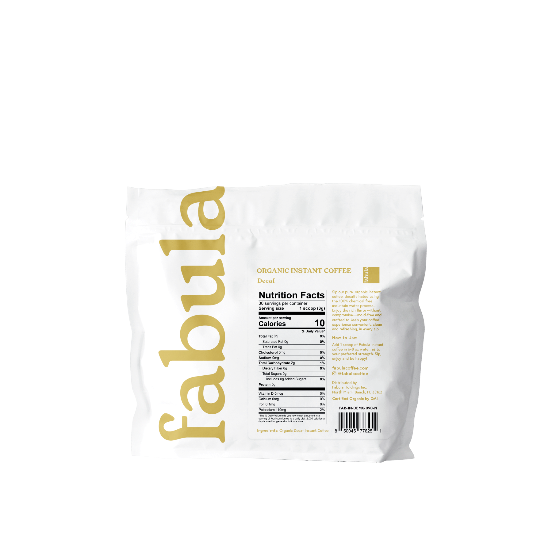 Organic Instant Coffee, Decaf - Image 2