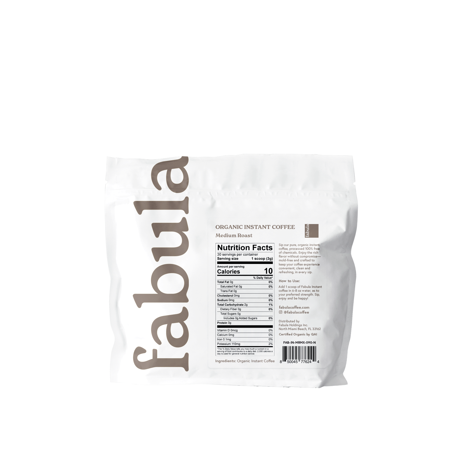 Organic Instant Coffee, Regular