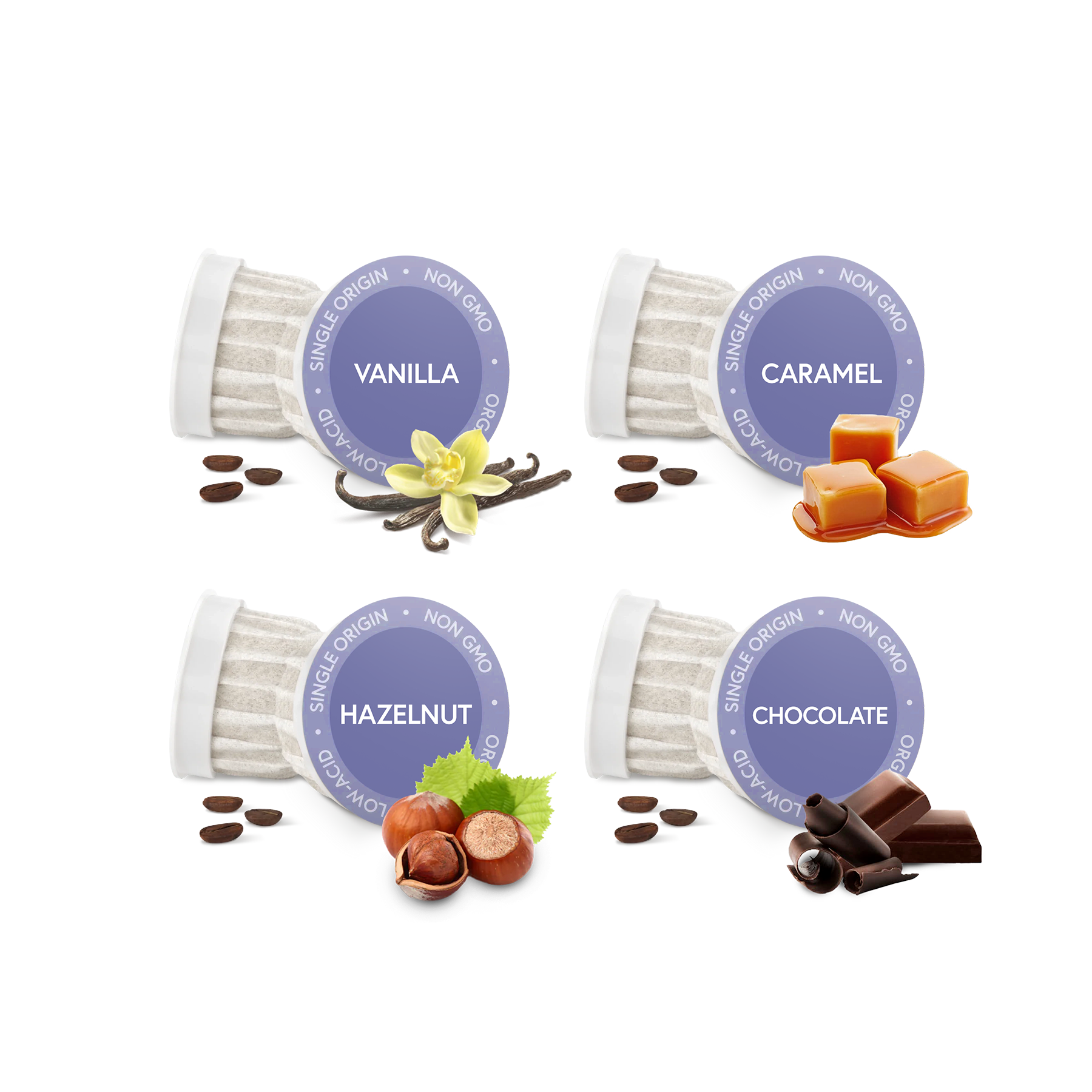 Flavored Coffee Sample Pack, Pods for K-Machine