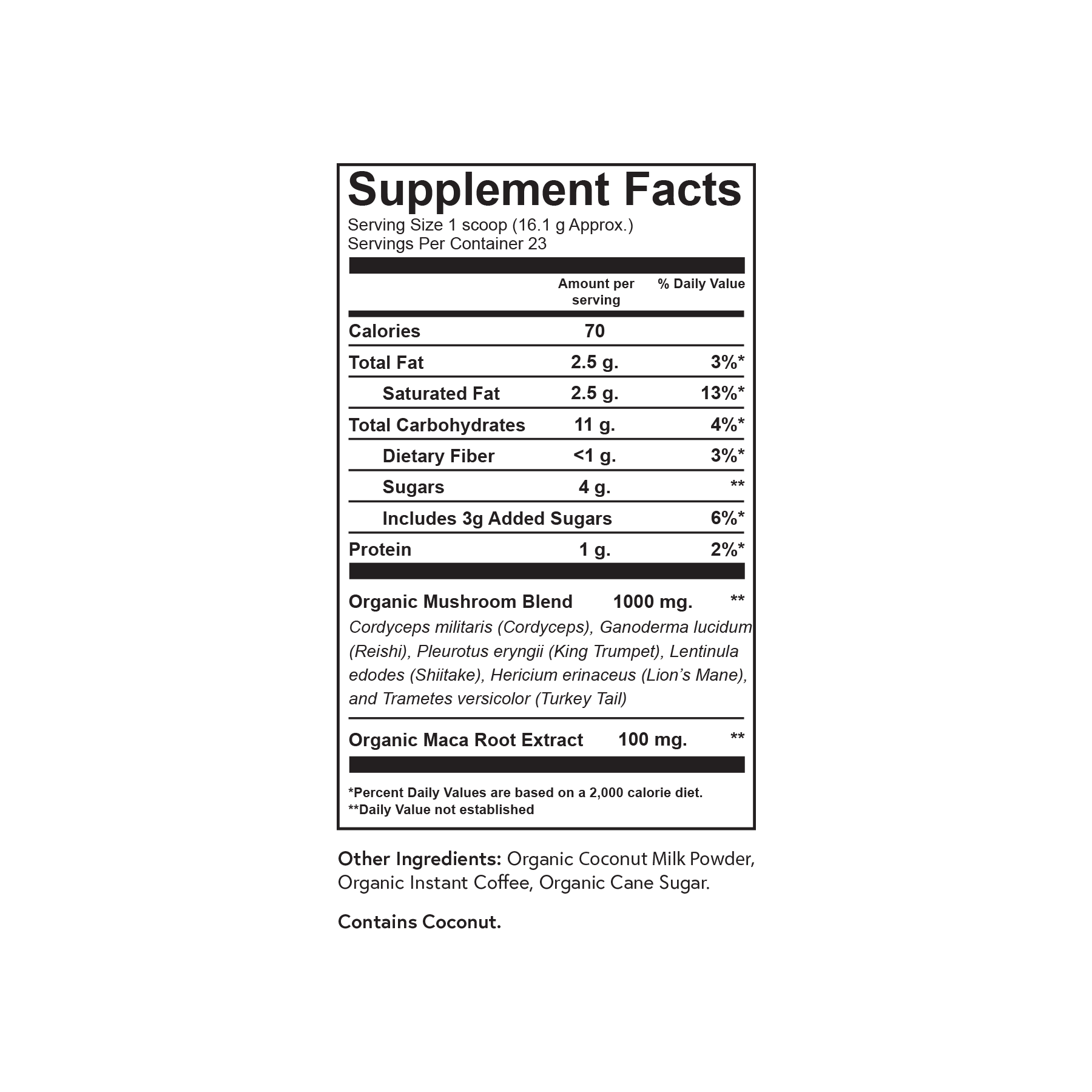 Instant Latte with Adaptogens, 240g - Image 3
